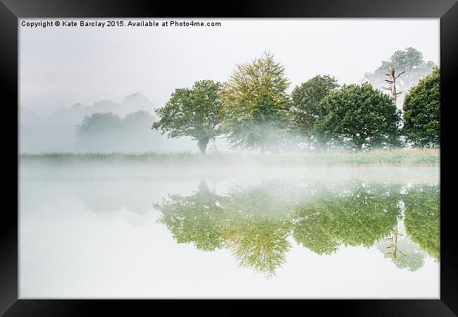  Misty Dawn Framed Print by Kate Barclay