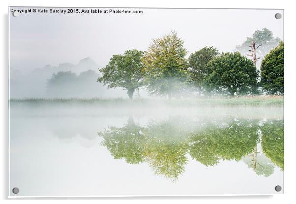  Misty Dawn Acrylic by Kate Barclay