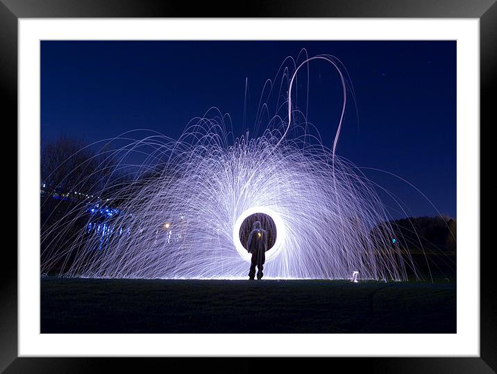 cool ring trails Framed Mounted Print by chief rocka
