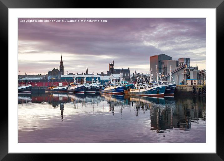  Fraserburgh Late Afternoon Framed Mounted Print by Bill Buchan