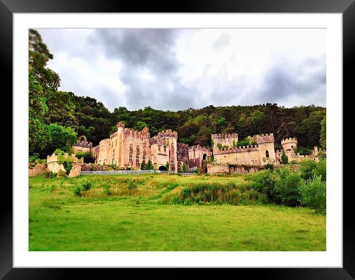  Gwrych Castle North Wales Framed Mounted Print by Rachael Hood
