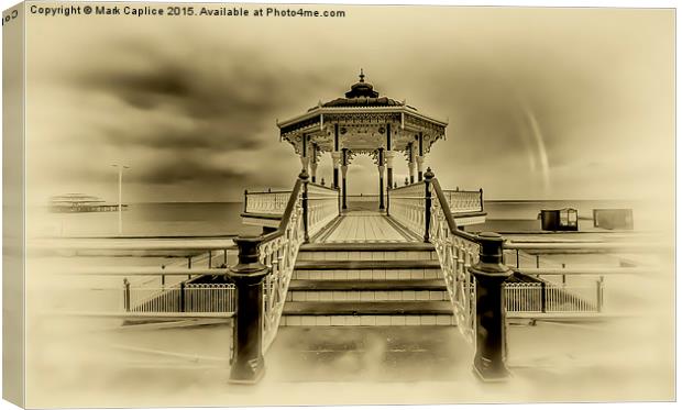  The Bandstand Canvas Print by Mark Caplice