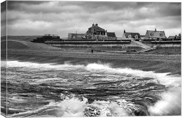  Stormy Chiswell. Canvas Print by Mark Godden