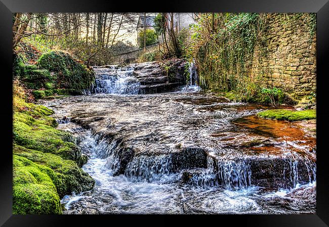 Talgarth Waterfall 1 Framed Print by Steve Purnell