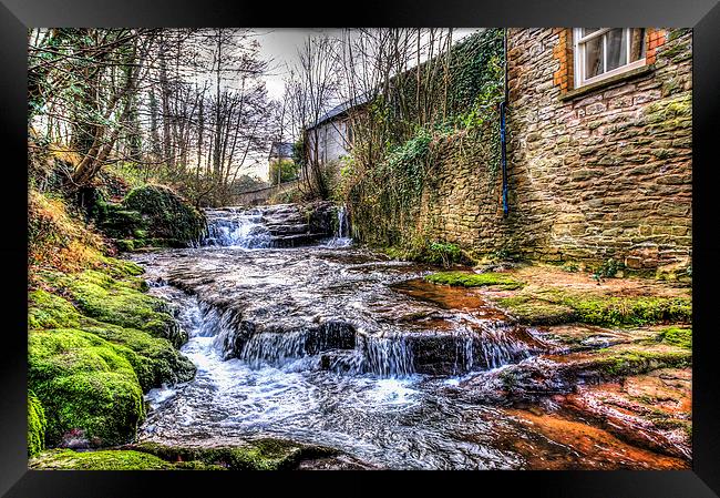 Talgarth Waterfall 4 Framed Print by Steve Purnell