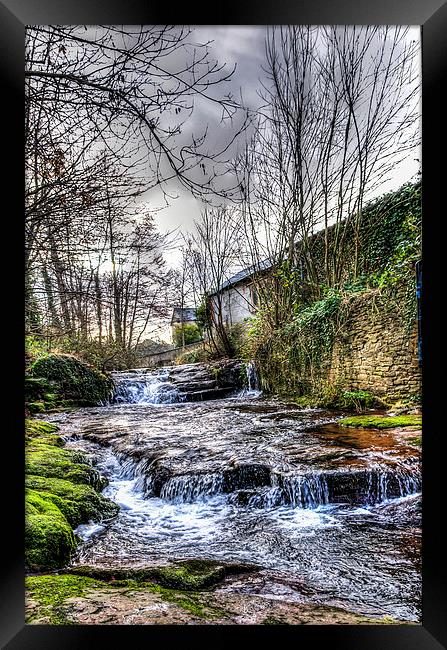 Talgarth Waterfall 5 Framed Print by Steve Purnell