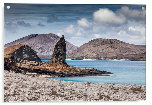 Bartolome Island - Galapagos Acrylic by Gail Johnson