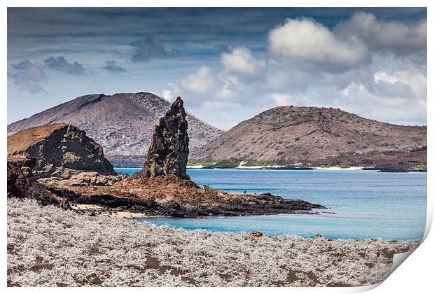 Bartolome Island - Galapagos Print by Gail Johnson