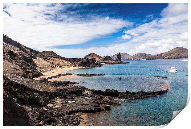 Bartolome Island - Galapagos Print by Gail Johnson