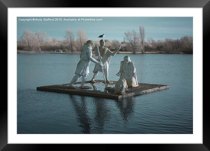  King Lear's Lake Framed Mounted Print by Andy Stafford