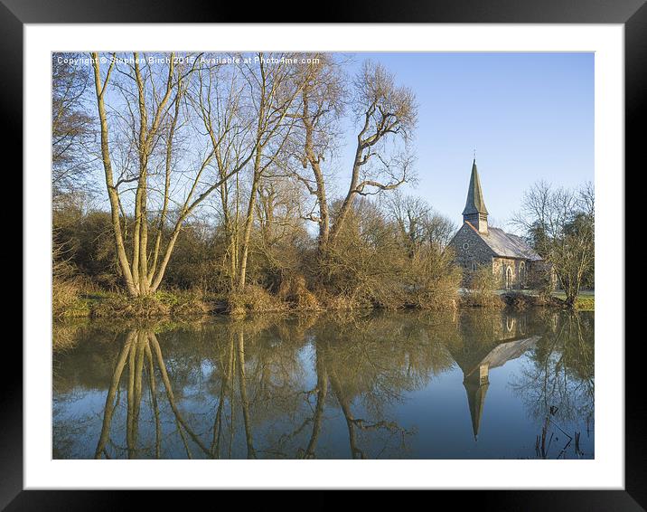 All Staints Church, Ulting, Essex Framed Mounted Print by Stephen Birch