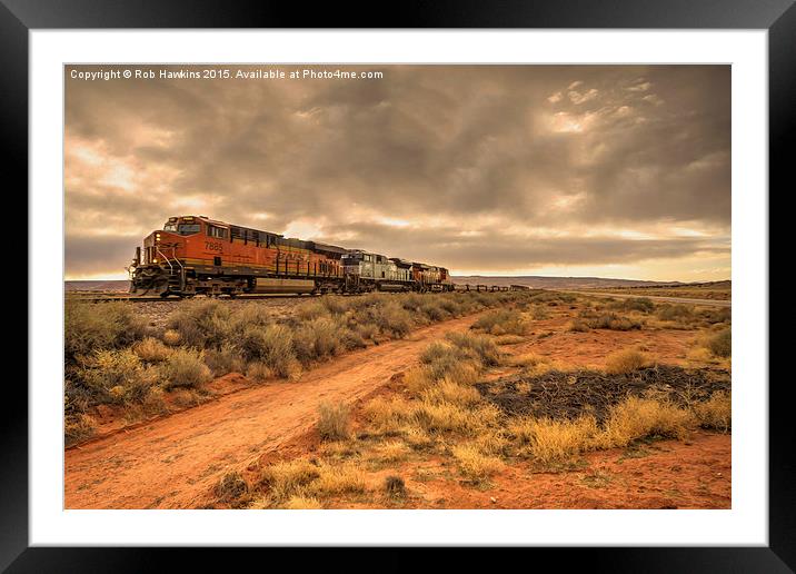  New Mexico Freight  Framed Mounted Print by Rob Hawkins