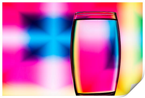 Refracted Patterns 5 Print by Steve Purnell