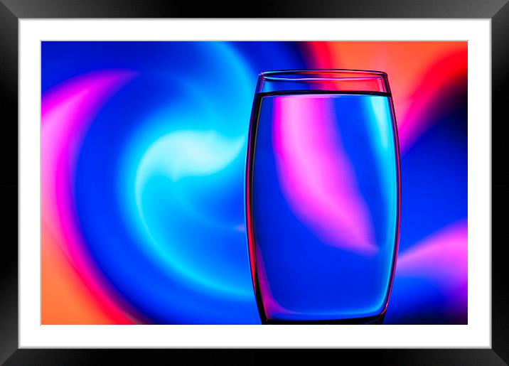 Refracted Patterns 6 Framed Mounted Print by Steve Purnell