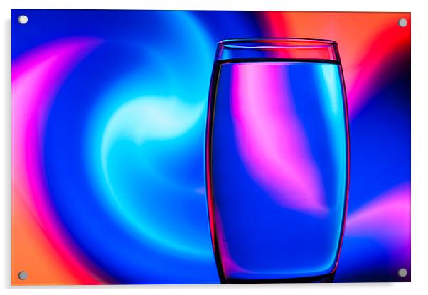 Refracted Patterns 6 Acrylic by Steve Purnell