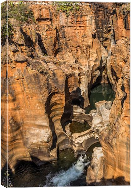 Bourkes Potholes - South Africa  Canvas Print by colin chalkley