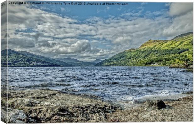  Loch Lomond Vista Canvas Print by Tylie Duff Photo Art