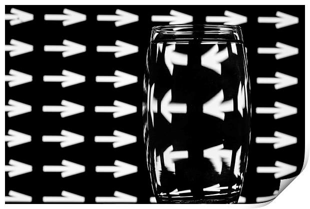 Refracted Patterns 8 Print by Steve Purnell
