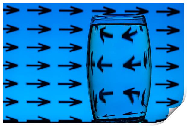 Refracted Patterns 9 Print by Steve Purnell