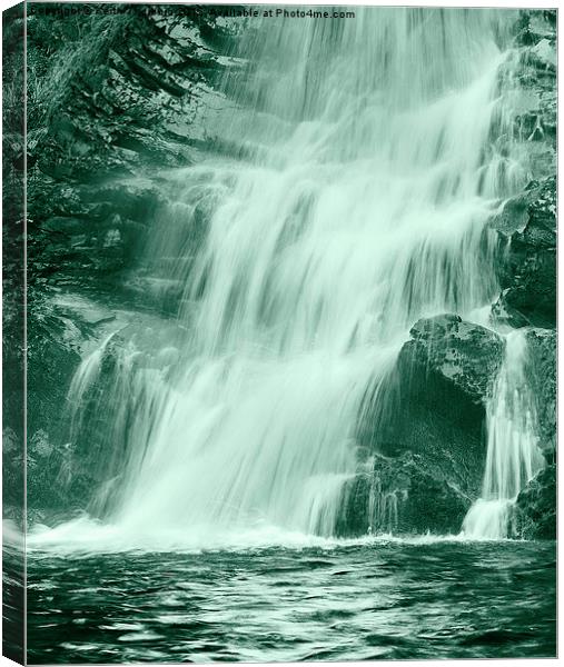 Waterfall  Canvas Print by Keith Thorburn EFIAP/b