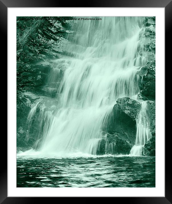  Waterfall  Framed Mounted Print by Keith Thorburn EFIAP/b