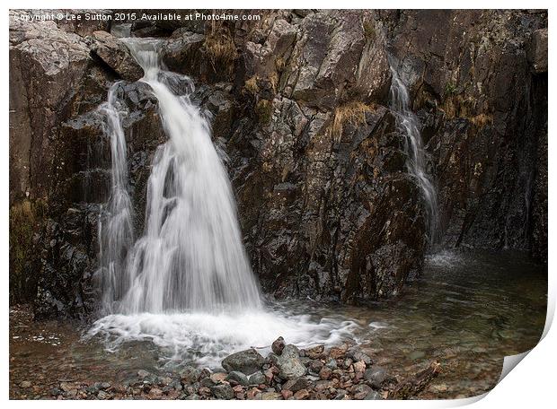  Stunning waterfall Print by Lee Sutton
