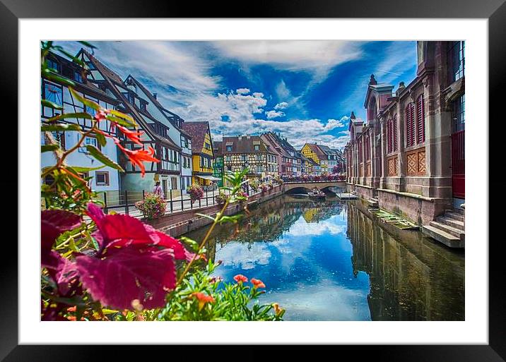  Colmar in Alsace Framed Mounted Print by Mark Caplice