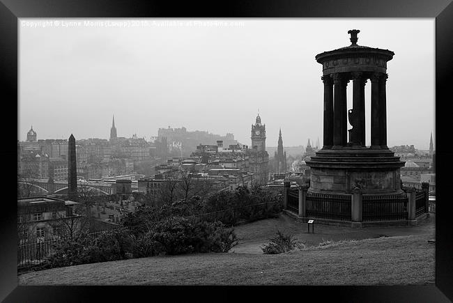  Auld Reekie Framed Print by Lynne Morris (Lswpp)