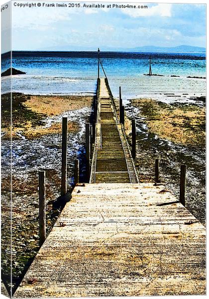  Artistic Pier at Rhos-on-Sea Canvas Print by Frank Irwin