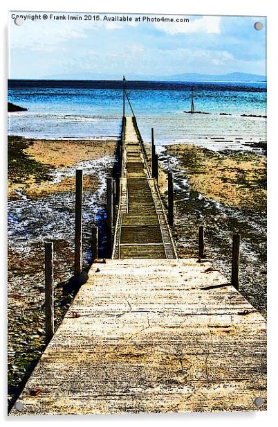  Artistic Pier at Rhos-on-Sea Acrylic by Frank Irwin