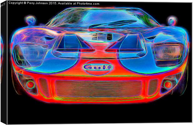  GT40 Canvas Print by Perry Johnson