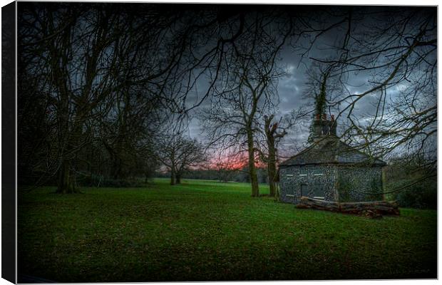  The Witch's cottage Canvas Print by Steve Thomas