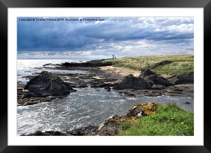  Elie Lighthouse Framed Mounted Print by Thanet Photos