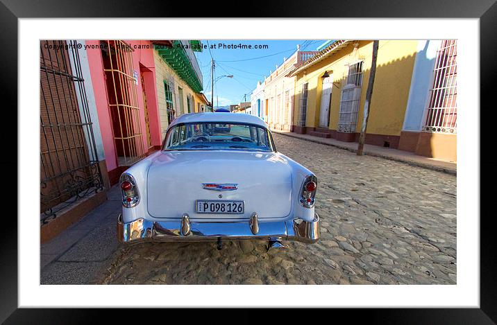  Cuba - Trinidad Framed Mounted Print by yvonne & paul carroll