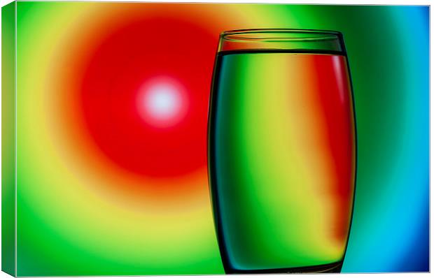 Refracted Patterns 13 Canvas Print by Steve Purnell