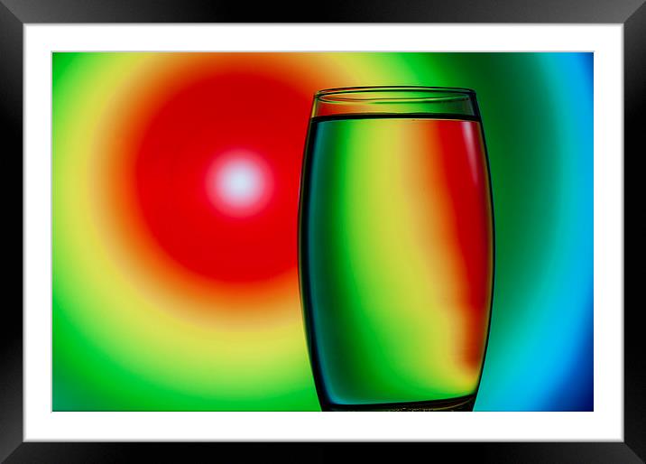 Refracted Patterns 13 Framed Mounted Print by Steve Purnell