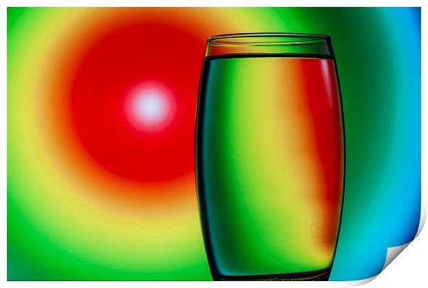 Refracted Patterns 13 Print by Steve Purnell