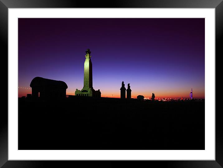 At the going down of the Sun Framed Mounted Print by Sharpimage NET