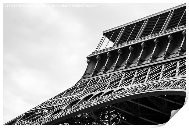  La Tour Eiffel Print by George Davidson