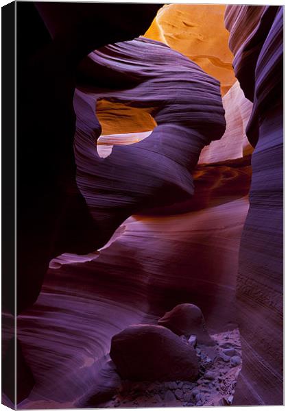 Guardian Angel, Antelope Slot Canyon, Arizona Canvas Print by Sharpimage NET