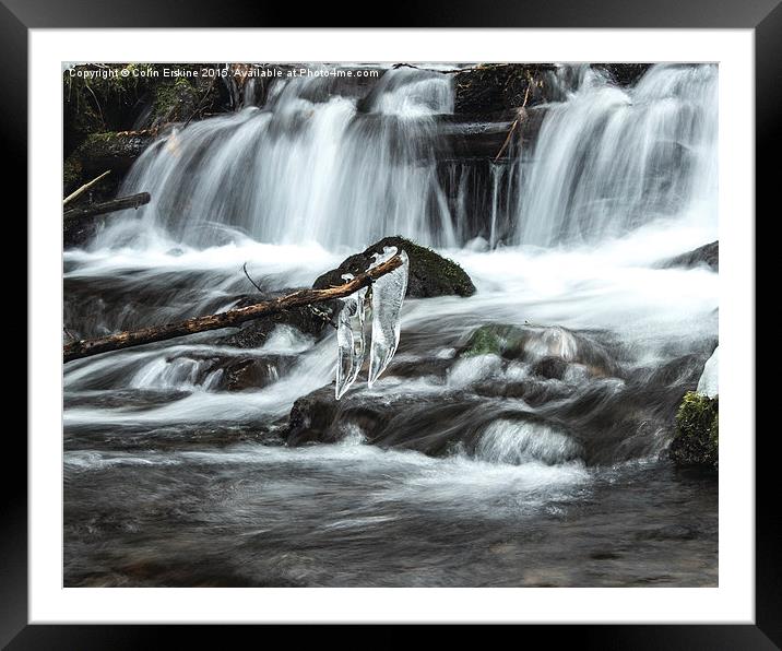  Fishing with icicles Framed Mounted Print by Hans Franchesco