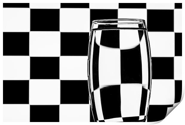 Refracted Patterns 18 Print by Steve Purnell