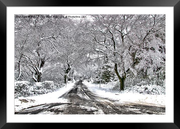  Winter Framed Mounted Print by Rick Lindley