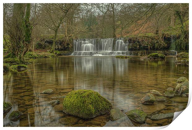  Scar House Waterfalls Print by David Oxtaby  ARPS