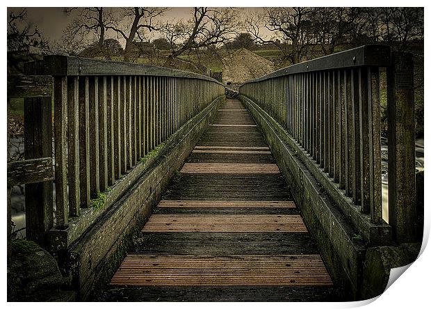  Bridge over Linton Falls Print by David Oxtaby  ARPS