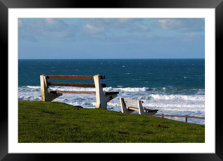 A place to Contemplate Framed Mounted Print by Brian Roscorla