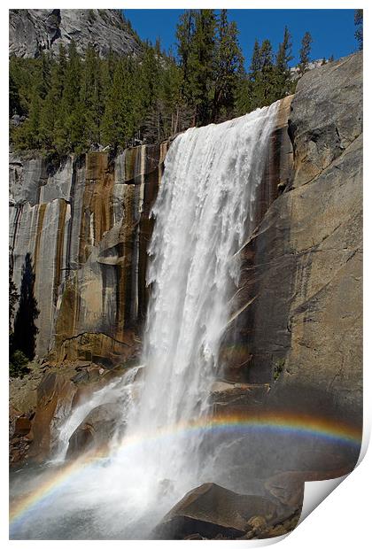 Vernal falls, Yosemite National Park Print by Sharpimage NET