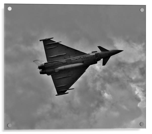  Eurofighter Typhoon Acrylic by Simon Hackett