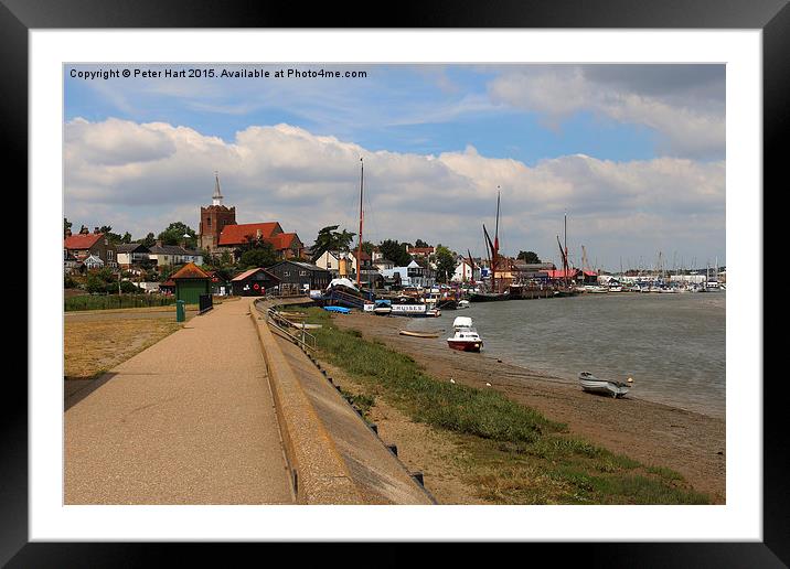  View of Maldon and Saint Mary The Virgin  Framed Mounted Print by Peter Hart