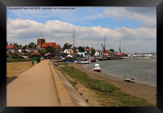  View of Maldon and Saint Mary The Virgin  Framed Print by Peter Hart